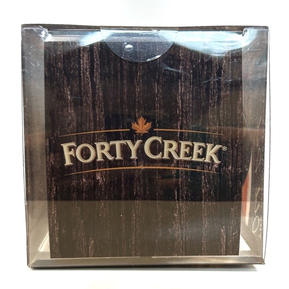 Forty Creek Whisky Ice Molds Dome Ball Bar Mixology Old Pal Drink Black White - Picture 8 of 9
